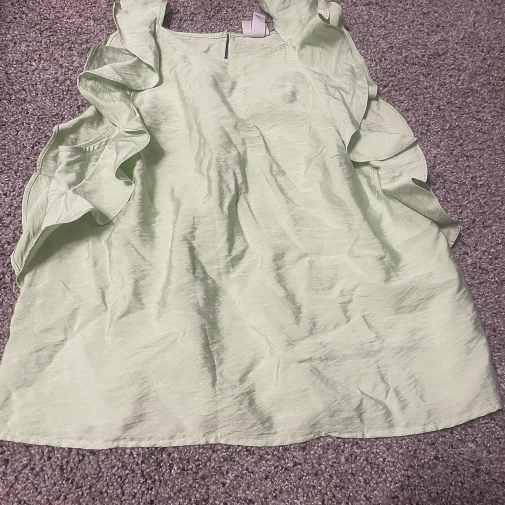 A New Day Mint Sleeveless Blouse